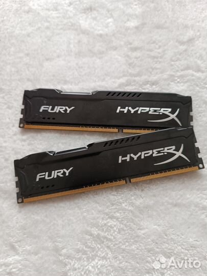 Оперативная память ddr3 kingston HyperX 2x4 гб