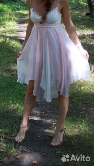 Платье из натурального шелка