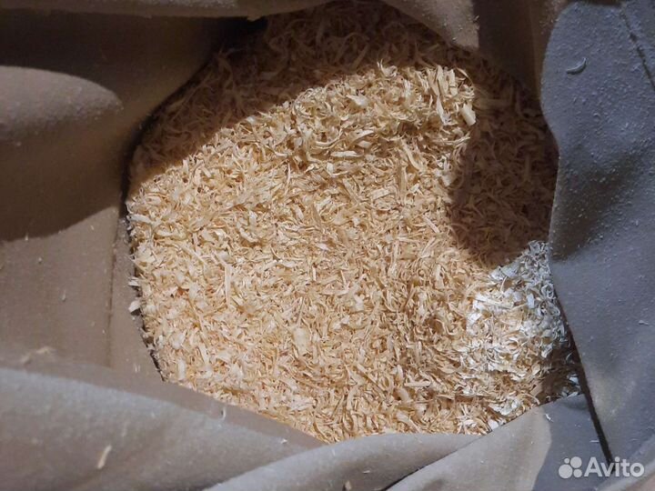 Опилки стружка в мешках