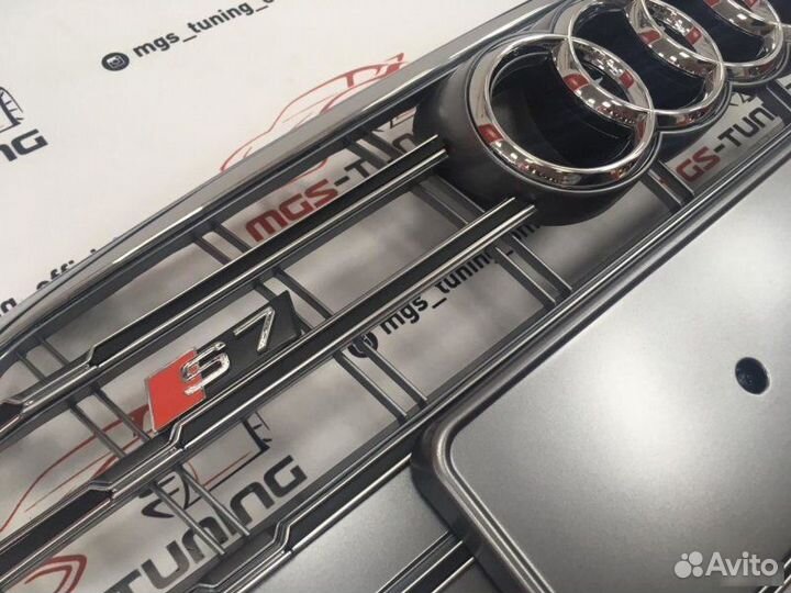 Решетка на Audi A7 14-17 гг. в стиле S7 дизайн