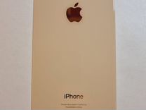 Заднее стекло на iPhone 8 золотое (gold)