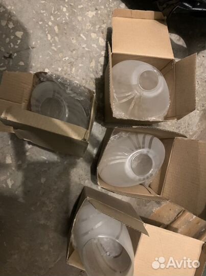 Плафоны на люстру 4шт