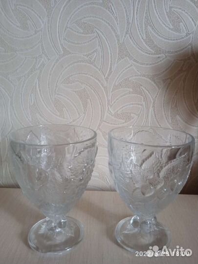 Хрустальные фужеры,без доставки