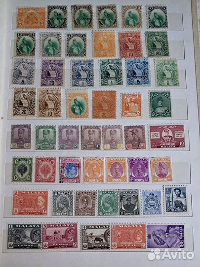 Альбом с марками. 500 шт чистые