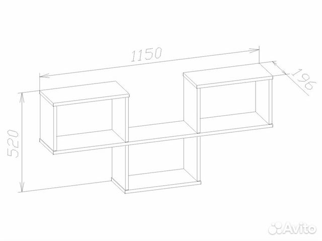 Настенная полка пк-5 в наличии