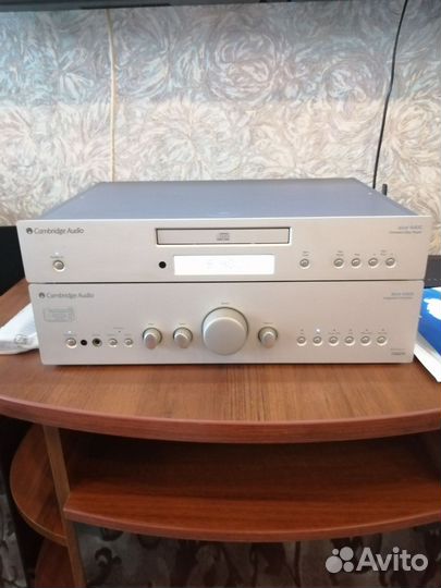 CD проигрыватель и усилитель, колонки