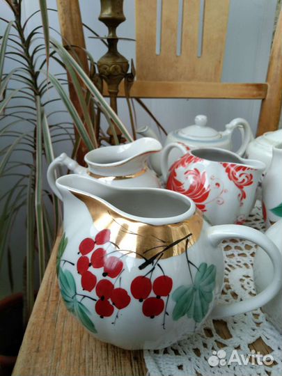 Заварочный чайник, сливочник