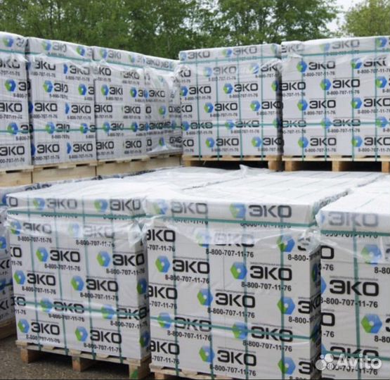 Газоблок с доставкой эко D500 B3,5 50x600x250