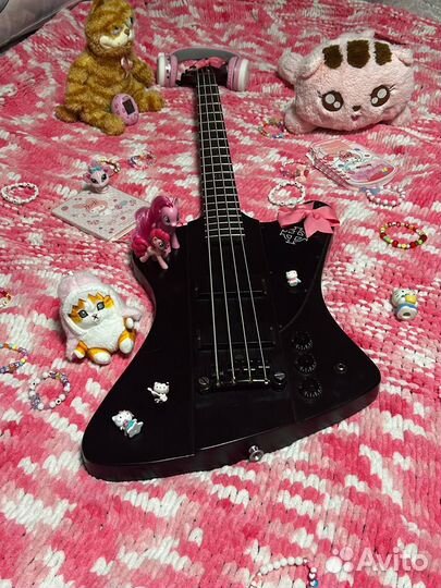 Epiphone Goth Thunderbird IV Bass Pitch Black