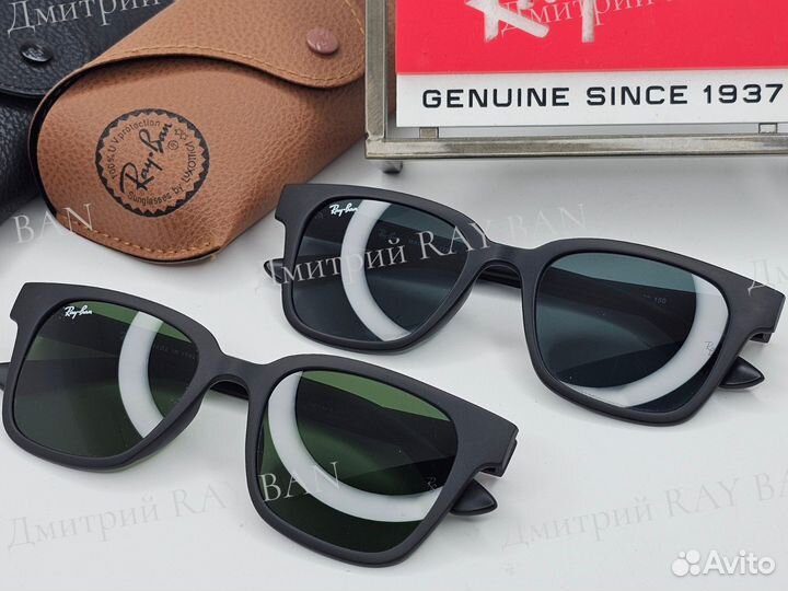 Очки Ray Ban 4323 Matte Classic Green Стекло