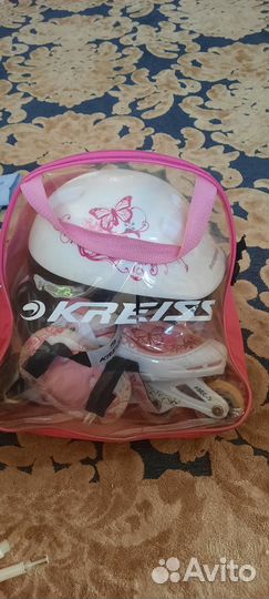 Роликовые коньки детские раздвижные