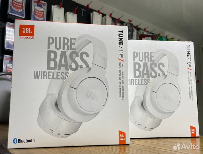 Наушники накладные Bluetooth JBL Tune 710BT White