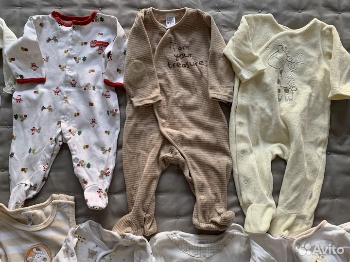 Вещи пакетом для девочки 62 74 Zara next hm