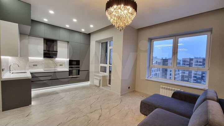 2-к. квартира, 54,1 м², 17/18 эт.