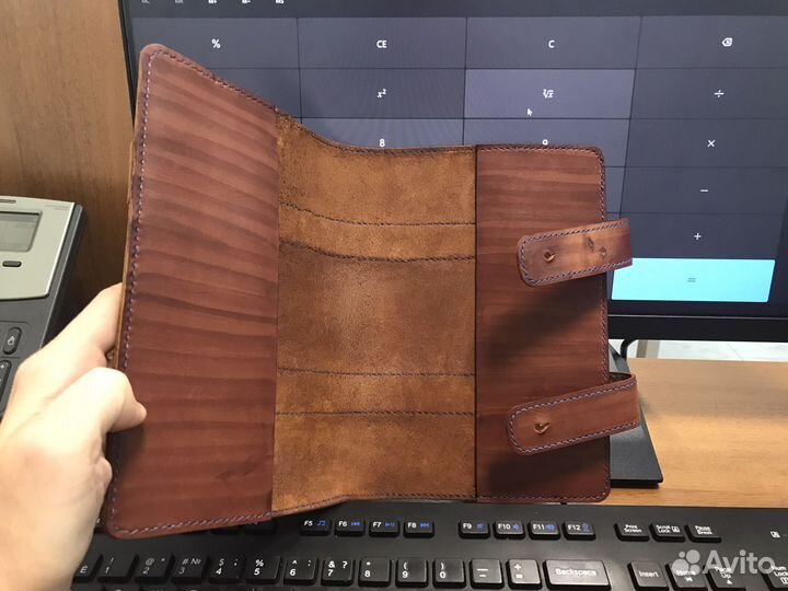 Обложка из натуральной кожи