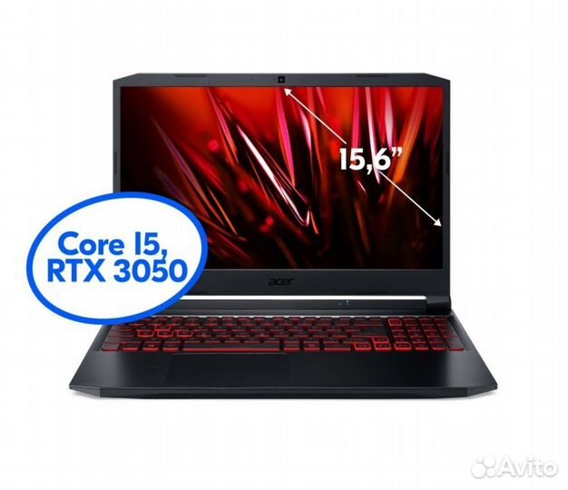 Acer Nitro 5 AN515-57 i5-11400H 16/512 RTX3050