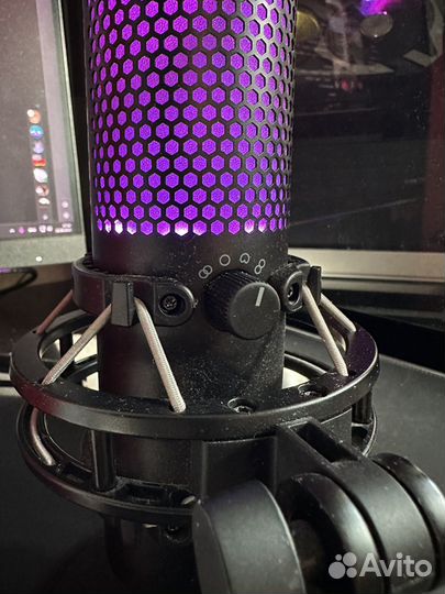 Микрофон студийный hyperx quadcast s