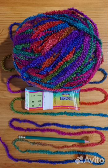 Пряжа букле буклированная мохер