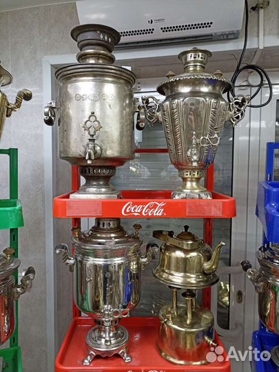 Самовары старинные.на дровах.ремонт.реставрация