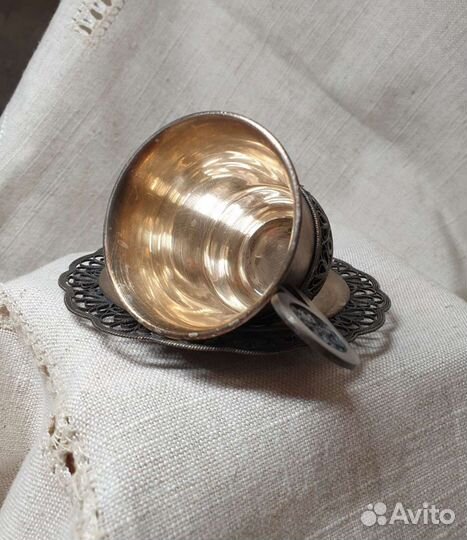 Кружечка с блюдцем