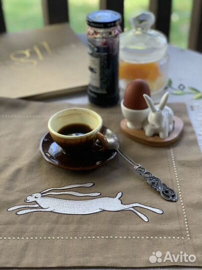 Салфетка на стол льняная