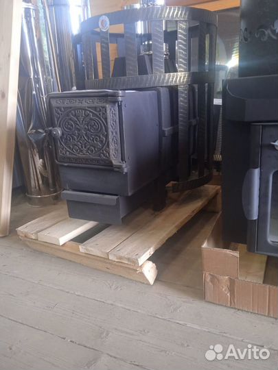 Чугунная печь для бани