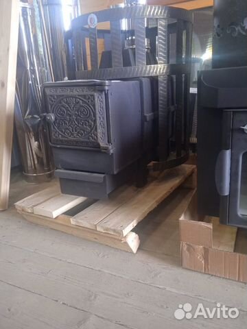 Чугунная печь для бани