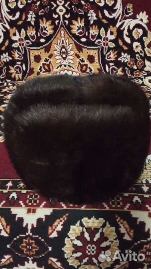 Мужская шапка - обманка, высокая