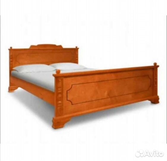 Двуспальная кровать Калисто 160*200 из массива Мос