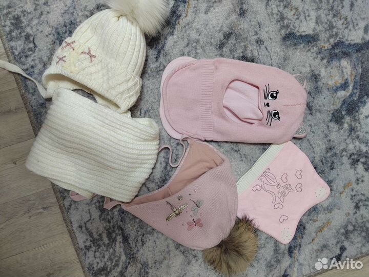 Комплект шапка, шарф