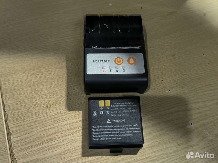 Термальный ручной чековый принтер