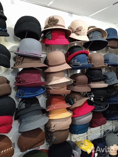 Фетровые береты и шляпы 3 шт