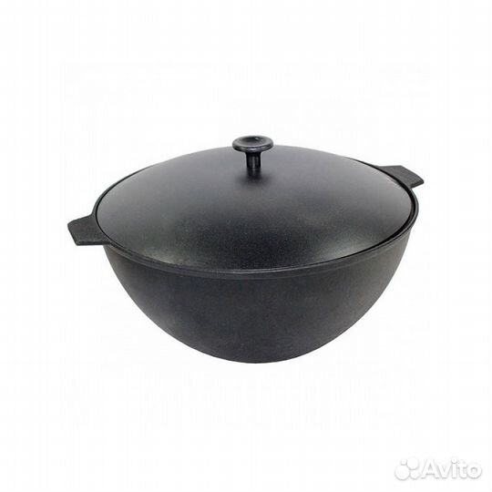 Котел чугунный литой 4,0 л, алюмин/крыш