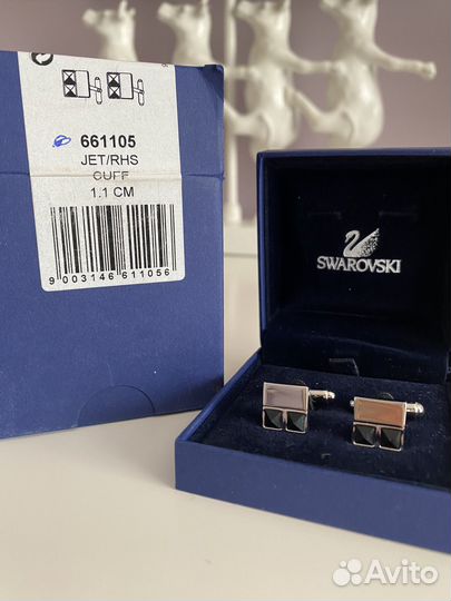Запонки swarovski