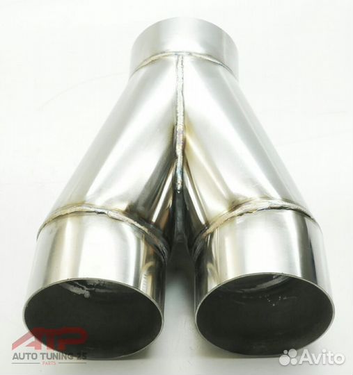 Переходник выпускной системы Y-образный 89мм - 3.5