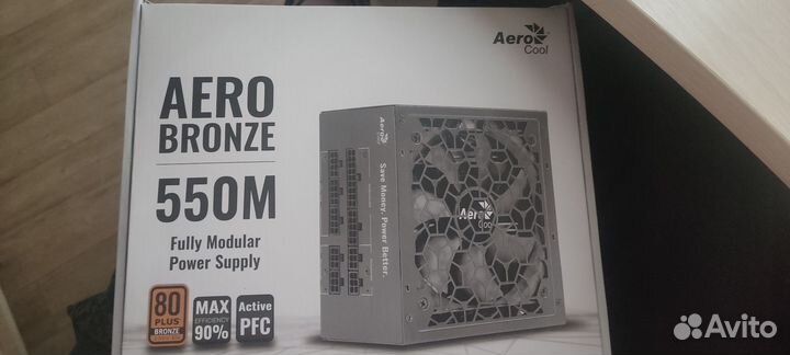 Блок питания aerocool bronze 550m