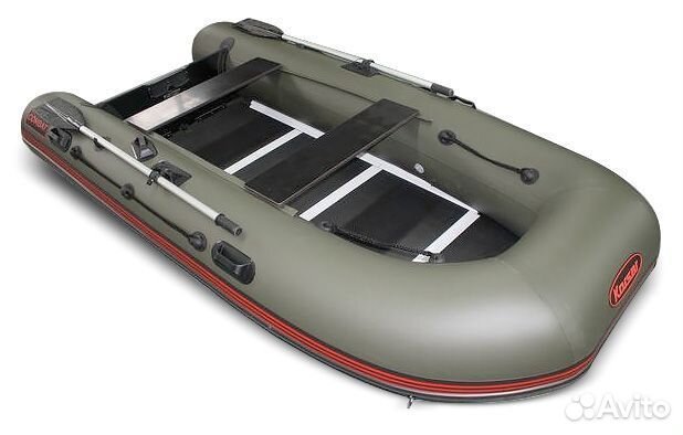 Лодка пвх Корсар Комбат CMB-335 зеленый оливковый