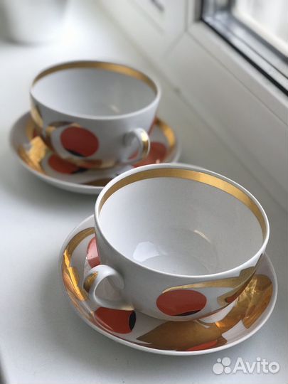 Набор чашек с блюдцами СССР