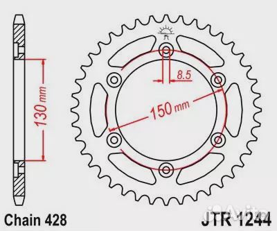 Звезда ведомая JTR1244 54