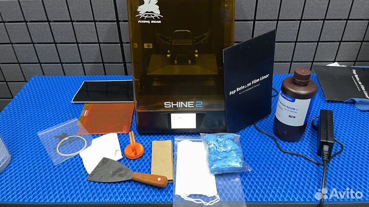 Фотополимерник FlyingBear Shine2 4K и доп. экран