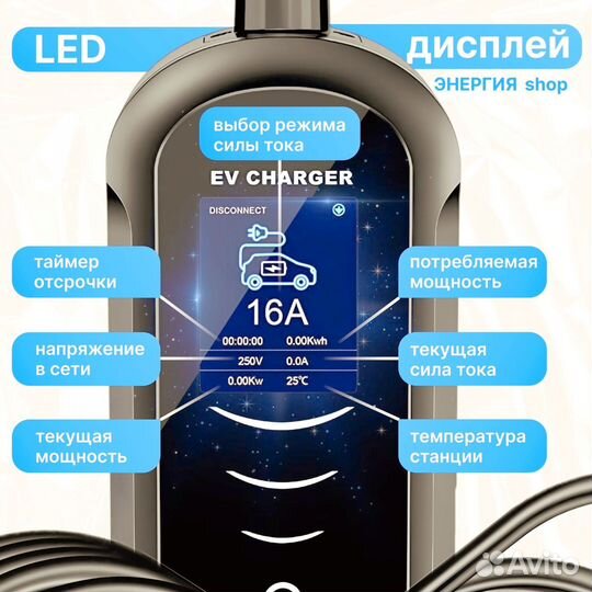 Зарярядная станция EV charge 7 кВт GBT