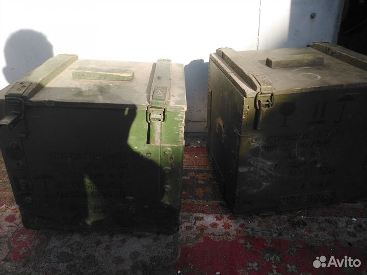 Ящики военные. Цена за оба