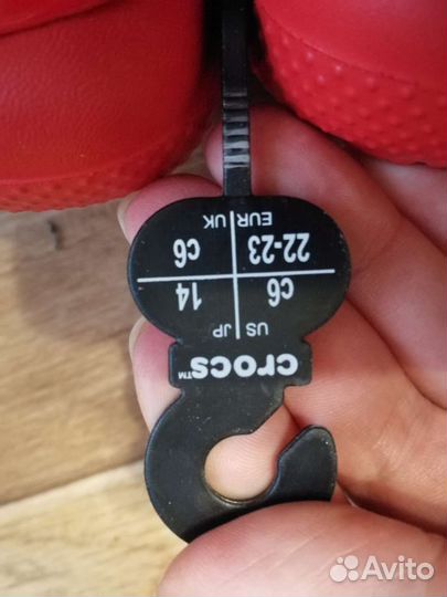 Crocs новые сабо C6 (22-23р)