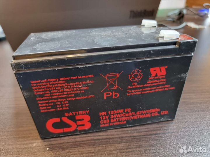 Аккумулятор Sven sv1272 (12v, 7.2 ah)