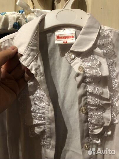 Блузка рубашка для девочки