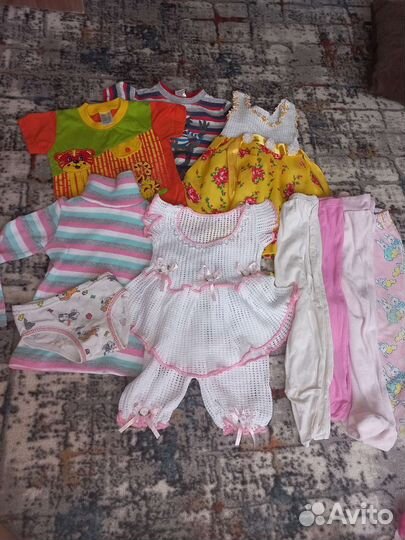 Пакет вещей для девочки 80
