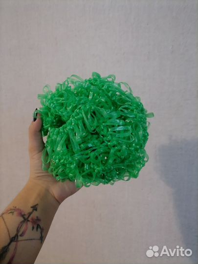 Мочалка, вихотки, розочка, шар, двуручная