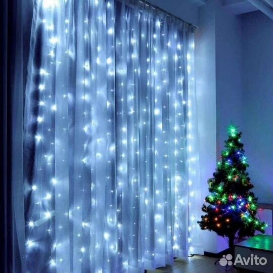 Гирлянда Шторка