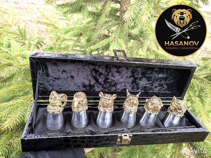 Мужской подарочный набор рюмки перевёртыши