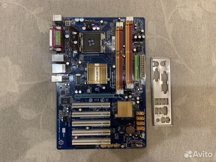 Материнская плата 775 gigabyte